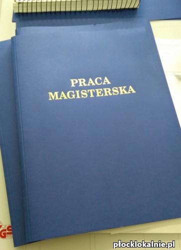 Praca Magisterska - wydruk, oprawa