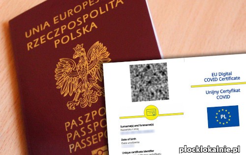 Unijny Certyfikat Covid Paszport UCC Negatywny Test